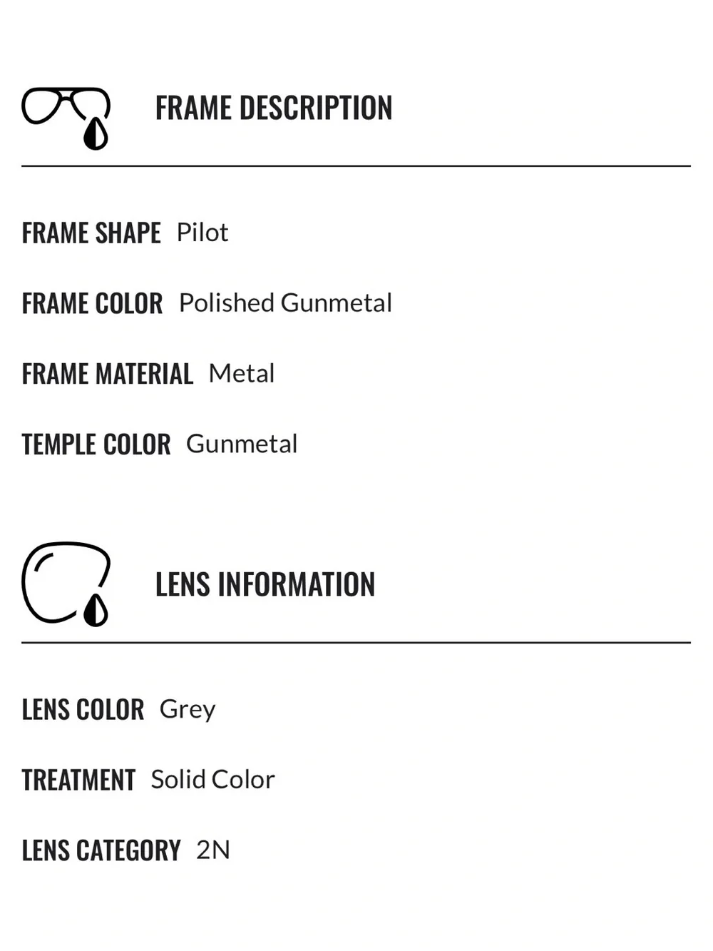 Ray-Ban from frame complements